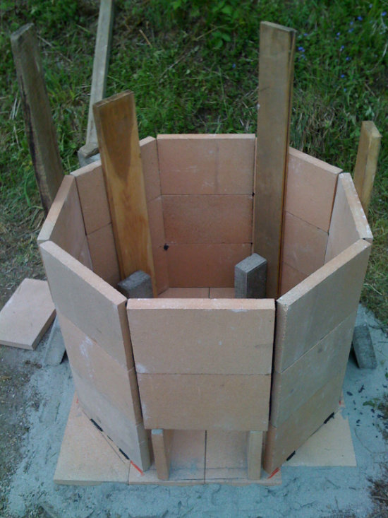 small scale biochar kiln construction step 1